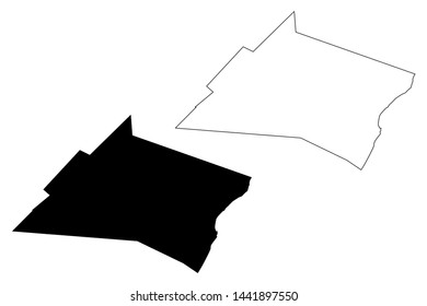Nugal region (Federal Republic of Somalia, Horn of Africa) map vector illustration, scribble sketch Nugal map