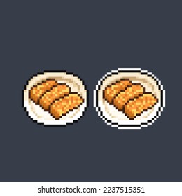 nugget en el estilo de arte de píxeles