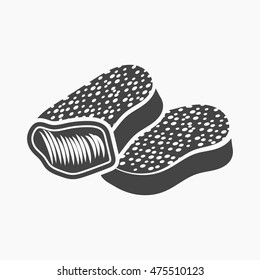 Nuggets vector icon in simple style for web