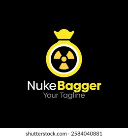 Nuke bagger Logo Design Template. Good for Business, Agency, Community and Organization