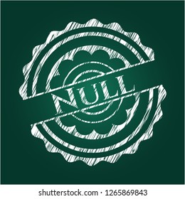 Null chalk emblem