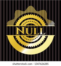 Null gold badge