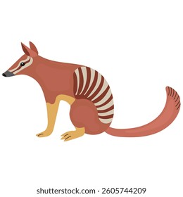 Numbat icon clipart avatar logotype isolated illustration