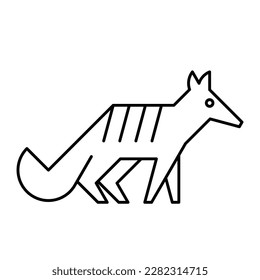 Numbat Logo. Icon design. Template elements