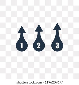 Numbe vector icon isolated on transparent background, Numbe transparency concept can be used web and mobile
