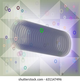 Number 0 art texture