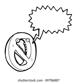personaje de caricatura número 0