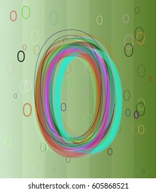 Number 0 design idea