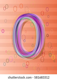 Number 0 icon idea