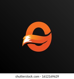 Number 0 Logo Design with Foxtail Element