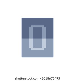 Number 0 logo icon design template elements. Design for stickers, logo and mobile app. Isolated vector illustration.