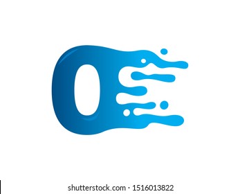 Number 0 logo or symbol template design
