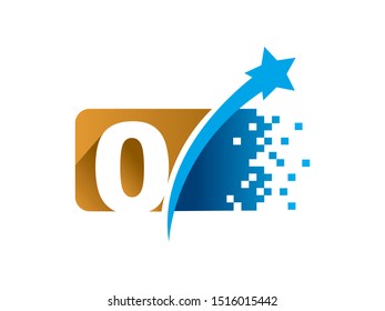 Number 0 logo or symbol template design