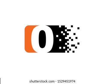 Number 0 logo or symbol template design