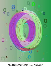 Number 0 vector art