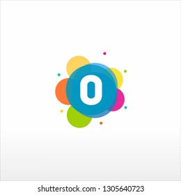 Number 0 vector font alphabet. Abstract 0 logo designs concept vector, Colorful Number 0 logo designs - Vector