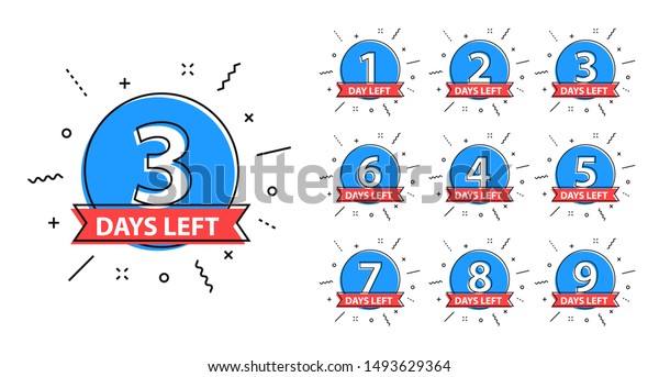 Number 1 2 3 4 5 Stock Vector Royalty Free 1493629364