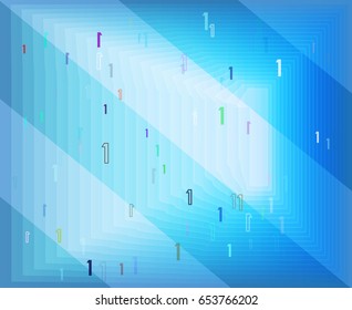 Number 1 art texture