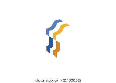 Vector de logotipo de color Número 1