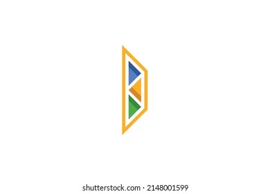Number 1 Color Logo Vector