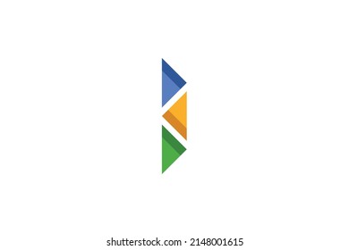 Number 1 Color Logo Vector