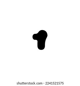 Number 1 icon. Simple style Number 1 quality poster background symbol. Number 1 brand logo design element. Number 1 t-shirt printing. Vector for sticker.