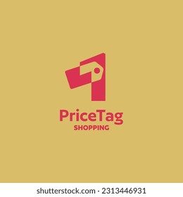 Number 1 icon vector price tag logo template design. Retail, shopping, e-commerce, online shop, web shop, business sign