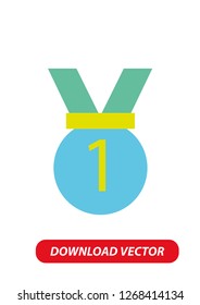 Number 1 icon,Vector