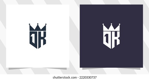 número 1 con diseño de logotipo king