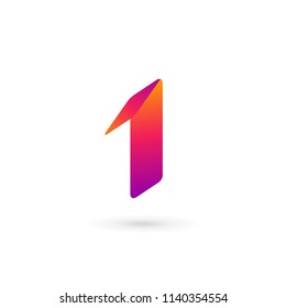 Number One 1 Logo Icon Design Stock Vector (Royalty Free) 335214950 ...