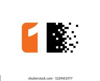 Number 1 logo or symbol template design