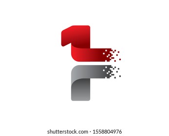 Number 1 logo or symbol template design