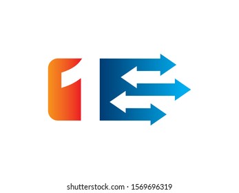 Number 1 logo or symbol template design
