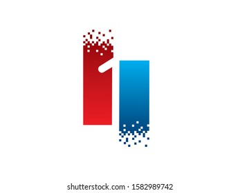 Number 1 logo or symbol template design