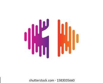Number 1 logo or symbol template design
