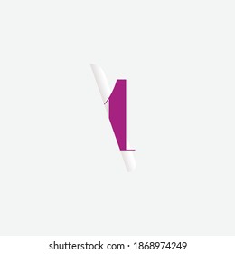 Number 1 logo or symbol template design