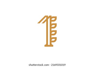 Vector de logotipos monolíneos número 1