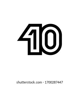 Diseño de iconos vectoriales número 10. Ilustración vectorial.