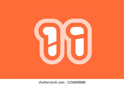 number 11 logo design suitable for a company or business