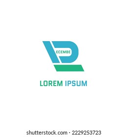 Number 12, Letter D R logo for december