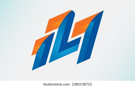 number 127 logo design or 127th Anniversary