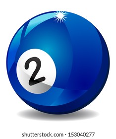 Number 2 Billiard Ball