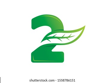 Number 2 logo or symbol template design
