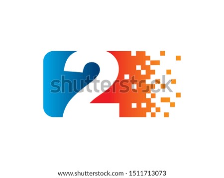 Number 2 logo or symbol template design