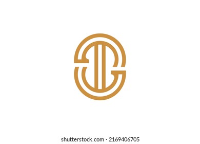 Number 2 Monoline Logo Vector