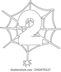 
Número 2 en la decoración de feriados web.