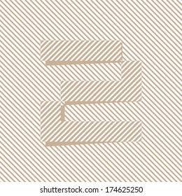 Number 2, optical illusion