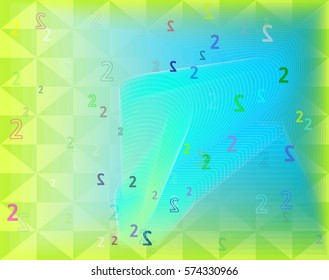 Number 2 template pattern