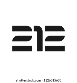 Number 212 Vector Logo Stock Vector (Royalty Free) 1126815683 ...