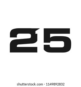 Number 215 vector logo.